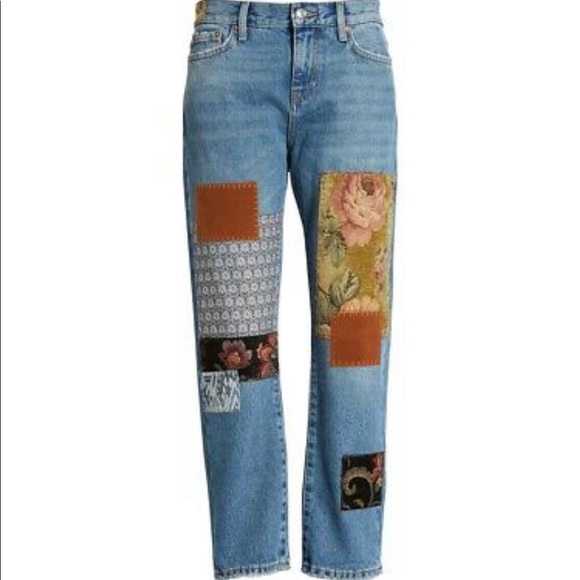 Free People Denim - ✨HOST PICK✨ FP Poppy Patch Straight Leg Jeans